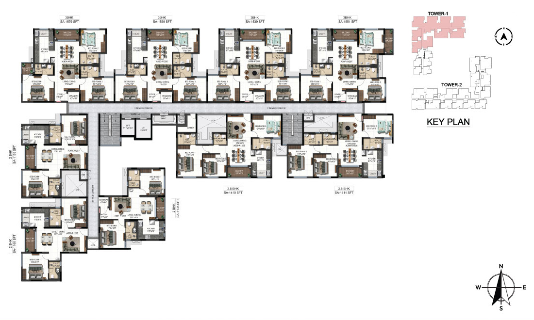 tower 1 core A